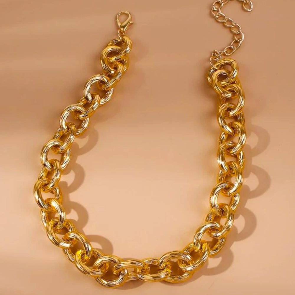New Chain gold plated Cuban necklace